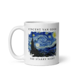 Van Gogh - The Starry Night, 1889 Artwork Mug | Premium Ceramic | Dishwasher & Microwave Safe
