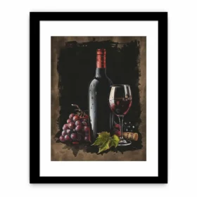 Red Wine Frame Print