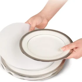 Plate Separators - Set Of 48 And 3 Different Size - Thick and Premium Soft Felt Plate Dividers