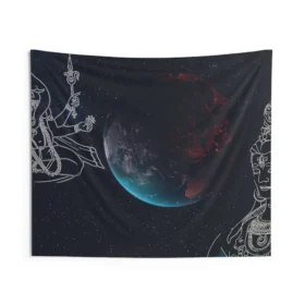 Shiv And Ganesha Tapestry