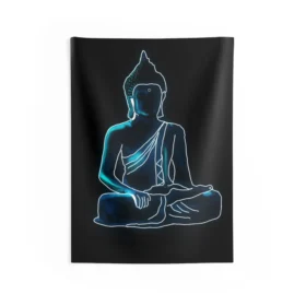 Blue Buddha Tapestry