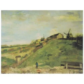 The Hill Of Montmartre By Van Gogh Canvas Print