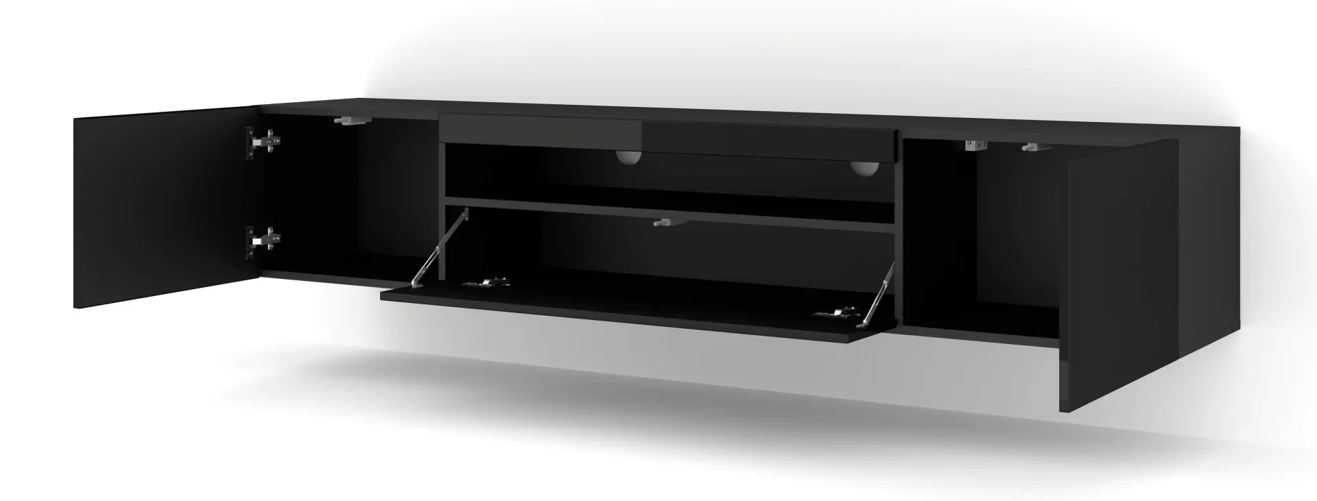 AURA 200_wiszaca_otwarta_CzarnyMat_CzarnyHG_RES.jpg — Trend Oasis