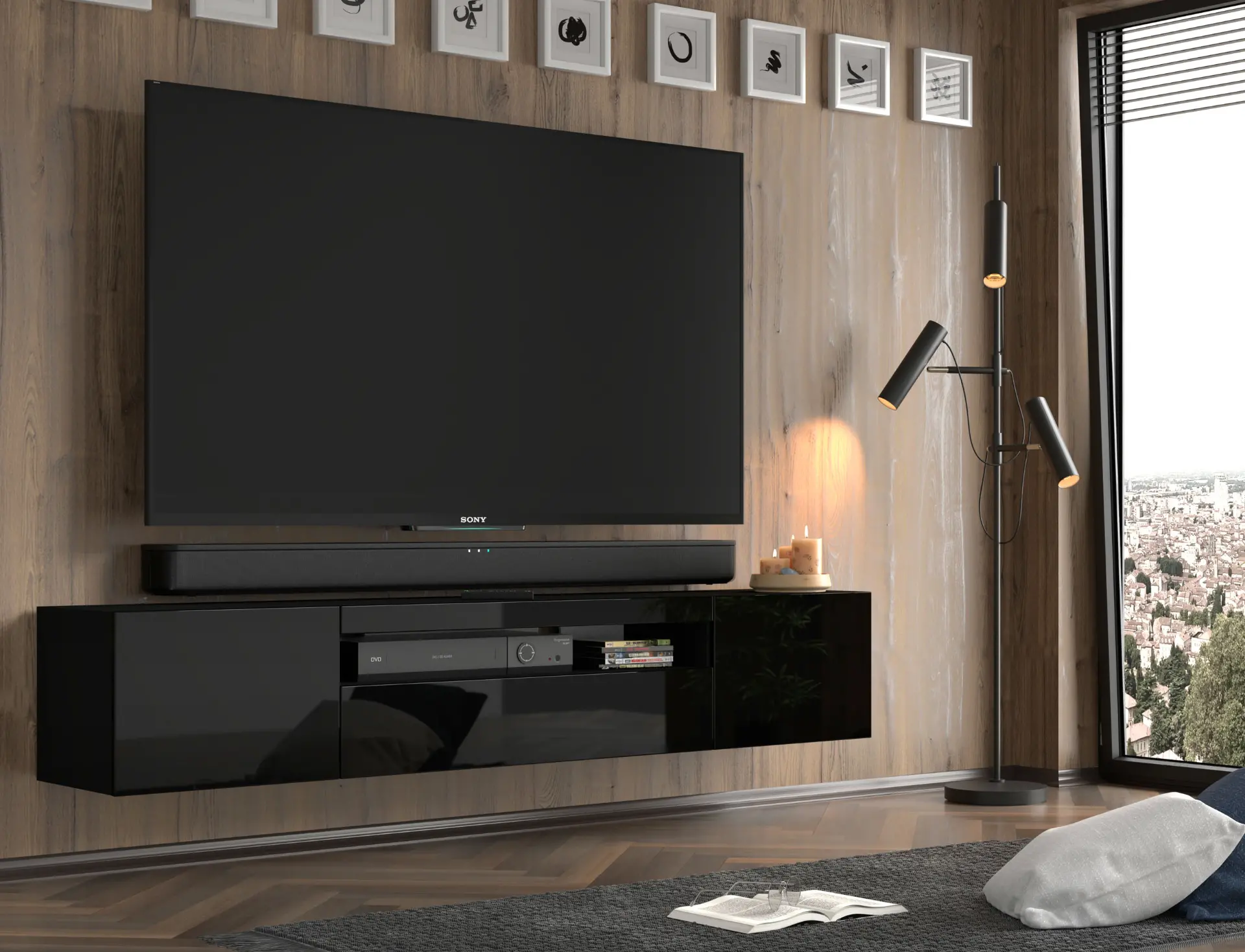 RTV AURA 200_Czarny-CzarnyHG_Wiszaca_CARB_ujecie 3.jpg — Trend Oasis