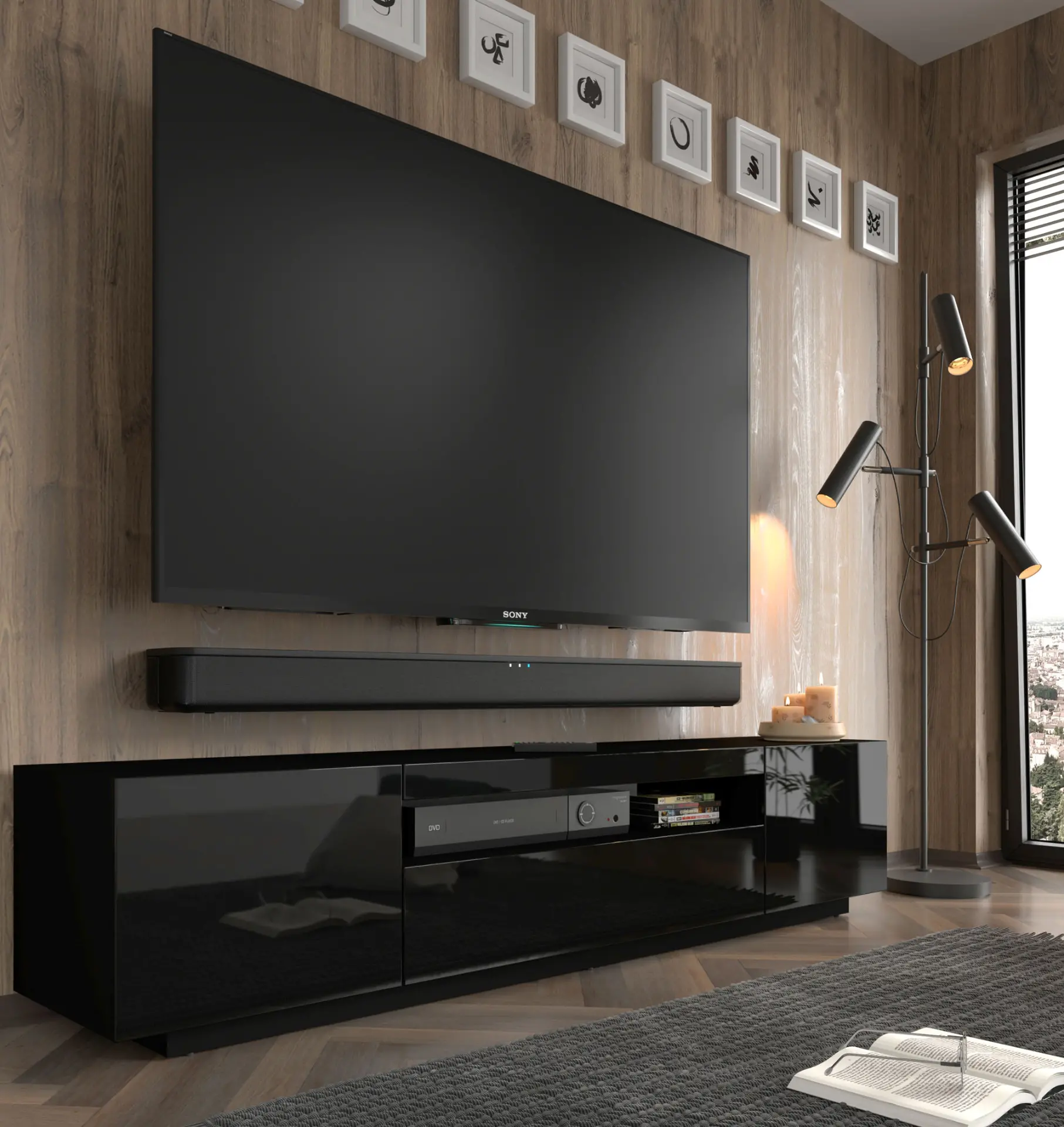 RTV AURA 200_Czarny-CzarnyHG_Stojaca_CARB_ujecie 2.jpg — Trend Oasis