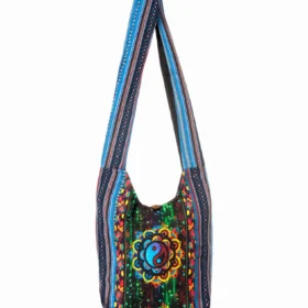 Kathmandu Collection Yin Yang Print Hobo Bag